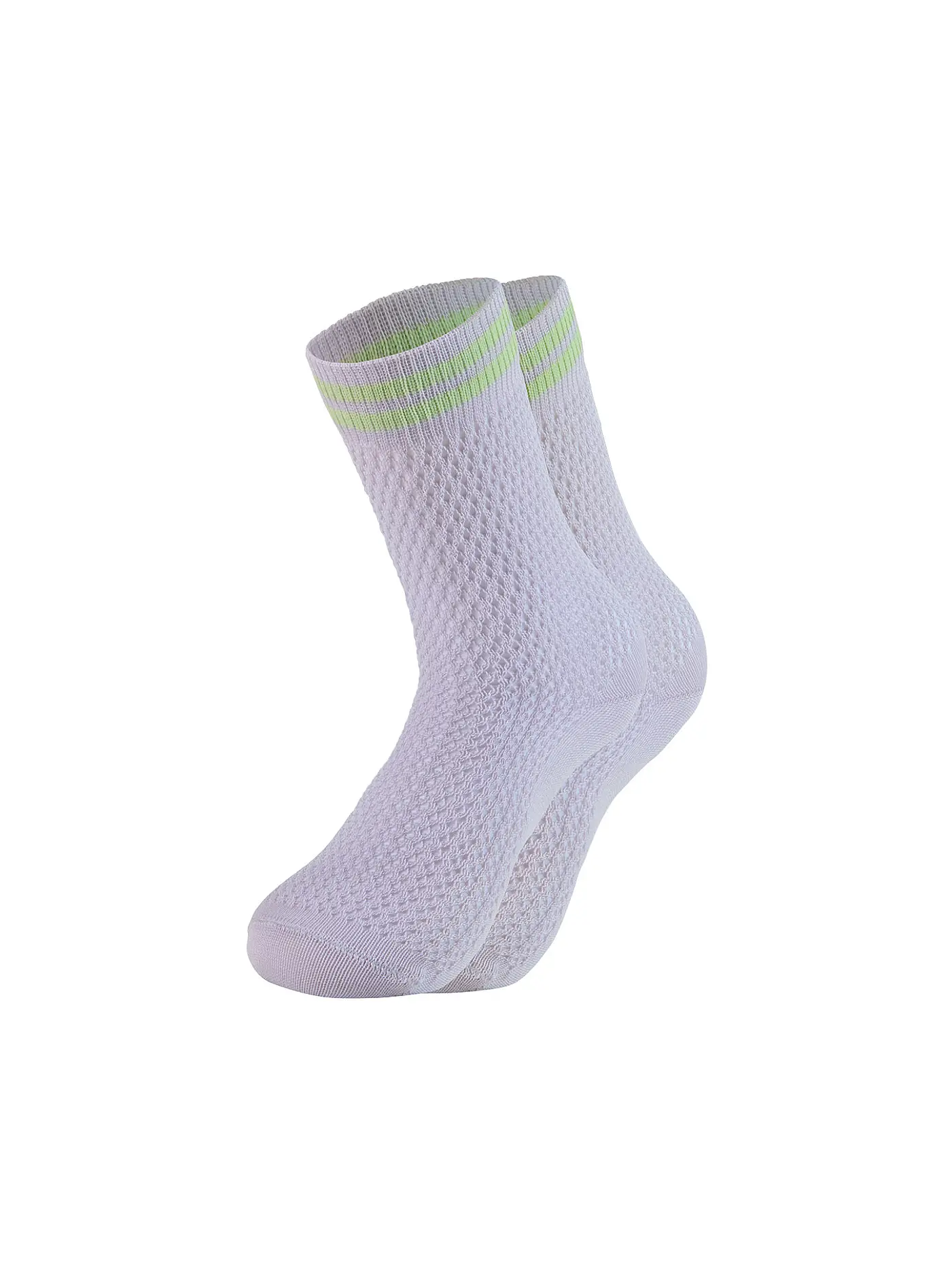 OOLEY | Socken NET offwhite | lila